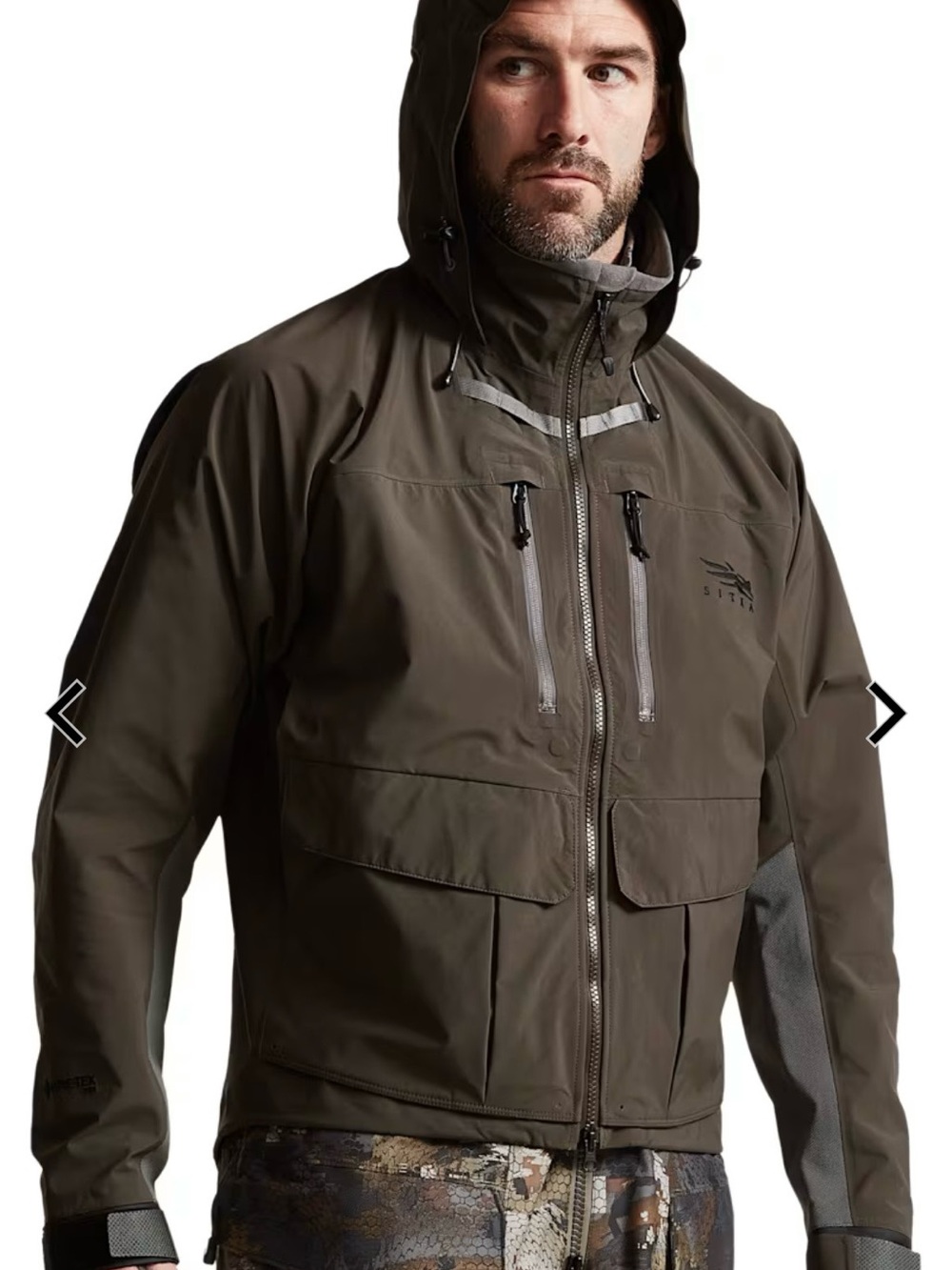 SITKA Delta Pro Wading Jacket Large Earth - Picture 7 of 15
